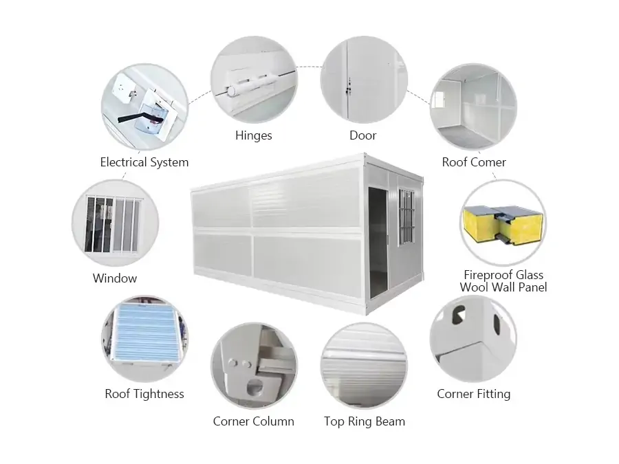 Folding Container House Parts
