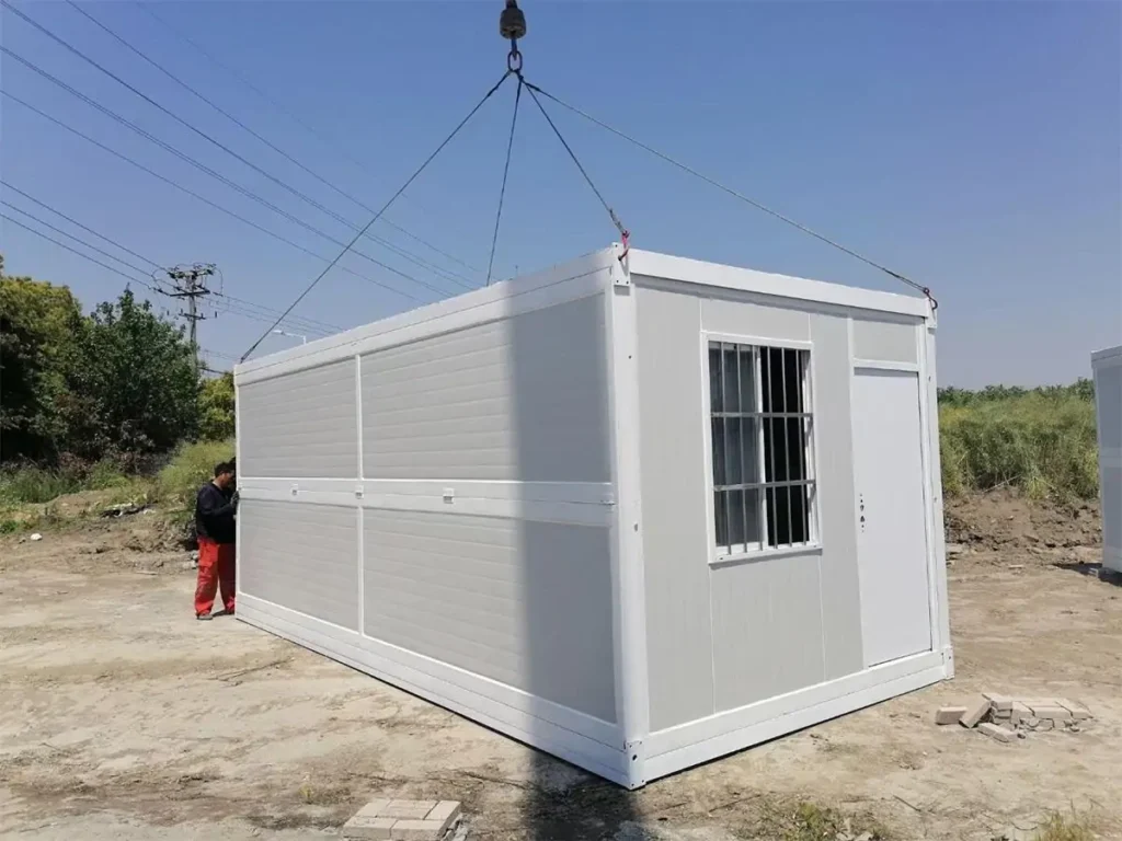 15 Units Prefab Folding Container Houses for Employee Dormitories Philippine-3