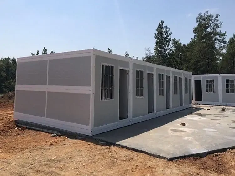15 Units Prefab Folding Container Houses for Employee Dormitories Philippine